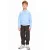 Retour Jeans sweater met backprint – lichtblauw