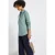 Street One Dames Zakelijk overhemd blouse in Blauw