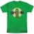 Rick And Morty Unisex T-shirt voor volwassenen met de tekst ‘I Love Myself’ en Pickle Rick (Kelly Groen)