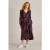 White Stuff Megan Jersey Midi Dress Plum Print