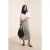 Trendyol Modest Dames Grijs Effen Maxi A-lijn A-lijn Modest Rokken