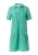 comma casual identity Jurk  groen / wit