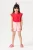Noppies kids T-shirt rood broderie