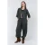 Lollys Laundry high waist ballon broek met wol – grijs
