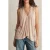 Reiss Drape V Neck Top Pink