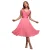 A-lijn jurk voor vrouwen Goddiva A-Line Chiffon Pleated