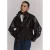 Refined Department imitatieleren bikerjas met ceintuur – donkerbruin
