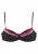 LASCANA Bikinitop ‘Monroe’  neonroze / zwart / wit