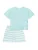 SCHIESSER Nachtkledij ‘ Kids Nightwear ‘  turquoise / wit