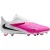 Nike Phantom-voetbalschoenen voor heren van Academy voor harde ondergrond (Roze/Wit/Zwart)
