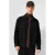 QS relaxed fit twill overshirt – zwart