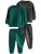 Next Joggingpak  smaragd / zwart