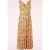 Polmanter maxi jurk in Red Hot Poker Chalk