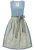 STOCKERPOINT Dirndl ‘Dori’  lichtblauw / groen / kaki