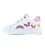 Shoesme Witte Sneaker Met Vlinders – Veterschoen Kind – Meisjes – White Pink – Microleer –