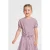 Anytime crinkle top met panterprint roze