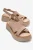 Vien Leren Plateau Sandaal (Dames)