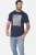 Jan Vanderstorm T-shirt ARNOHELD Plus Size donkerblauw