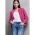Corduroy blouse met ruches