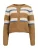 OBJECT Gebreid vest  crème / donkerbeige / enziaan