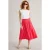 White Stuff Charlotte Midi Skirt Dark Pink