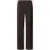 Stehmann wide leg broek met riemlussen model ‘Fenja’