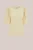 WE Fashion – Dames T-shirt met ruches – Regular fit – Lichtgeel – Viscose –