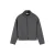 Tommy Hilfiger gemêleerd bomberjack met borduursels – grijs