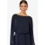 IBANA midi jurk met ceintuur – blauw
