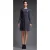 Lange Mouw Punto di Roma Jurk met Printleren Detail