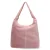 Manfield suede schoudertas roze