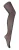Visnet panty met hoge taille voor dames met glitter – Zilver
