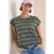 Shirt met ronde hals en luipaardstrepen