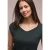 Street One Dames Shirt zonder mouwen met diamanten halslijn in Groen
