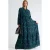 Comfort Fit Patroon Maxi Jurk met V-hals