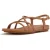 Fitflop Gracie Crystal Leer Dames Klassieke Tan Sandalen