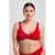 America Today niet-voorgevormde bikinitop Willow met textuur rood