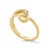 Orphelia ‘Ida’ Dames 925 Sterling Zilveren Ring – Goud ZR-7521/G