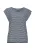 VIVANCE Shirt  blauw / wit