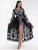 MSN Collection Jurk  zwart / wit