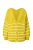 Studio Untold Gebreid vest  mosterd / wit