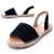 Montevita Vlakke Sandalen Yuttan4 In Zwart