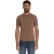 No Excess Pullover short sleeve polo zip mela light brown
