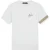 Malelions Men Captain T-Shirt | White