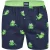 Happy Shorts X heren wijde boxershort met binnenbroek kikker print