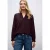 Street One Dames Corduroy blouse met ruches in Rood