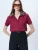 Trend Alaçatı Stili Gebreid vest  bruin / lichtbruin / bourgogne / zwart