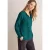 Cecil Dames Blouse in effen kleur in Groen