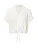 ONLY ONLPAULA LIFE S/S TIE SHIRT WVN NOOS Dames Blouse – White