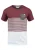 !Solid Shirt ‘Malte’  grijs / rood / wit